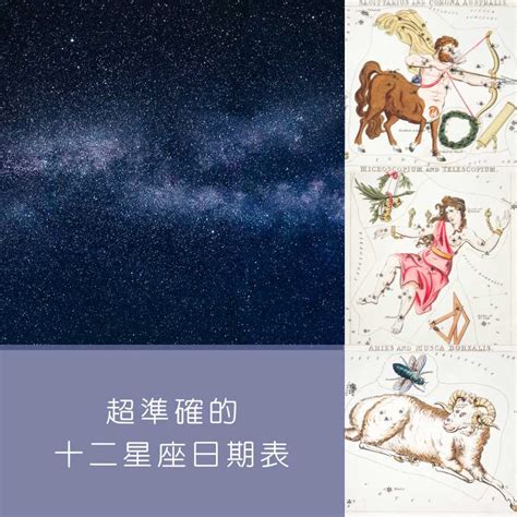 1/20生日|【十二星座日期/月份表】想要查星座生日是幾號？快。